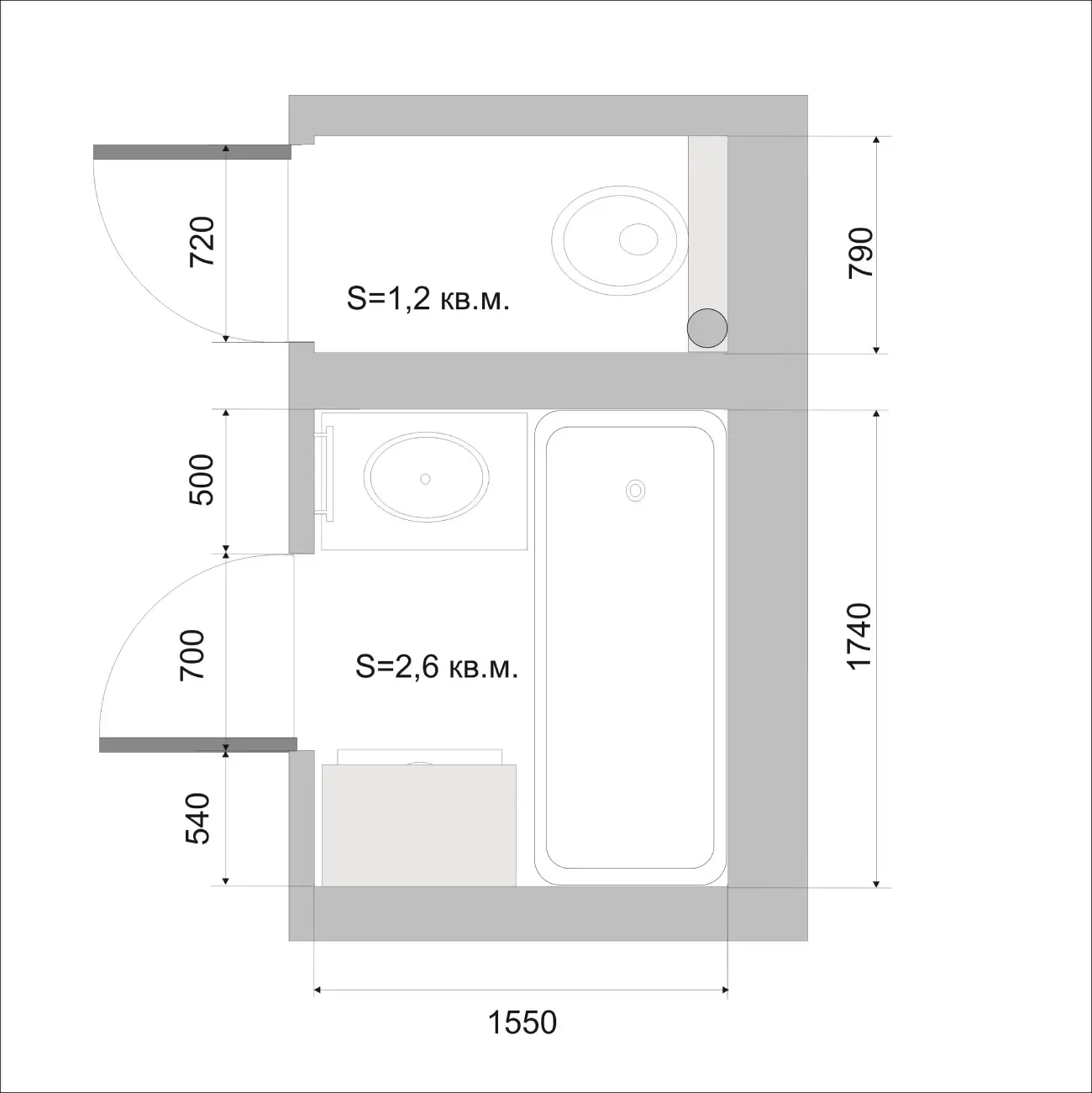 Купить Купить 2,6 кв.м комплект LOFT